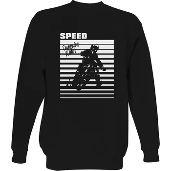 Pánská mikina Mikina bez kapuce Unisex s potiskem Superior rider pánské