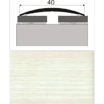 Podlahová lišta Přechodová lišta samolepicí PROFIL Team E35 Borovice bílá 40 x 930 mm