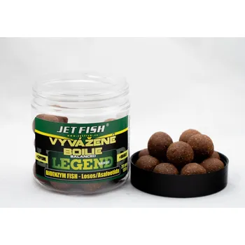 Nástraha 250ml-20mm Legend range Vyvážené boilie : BIOENZYM FISH - LOSOS / ASA