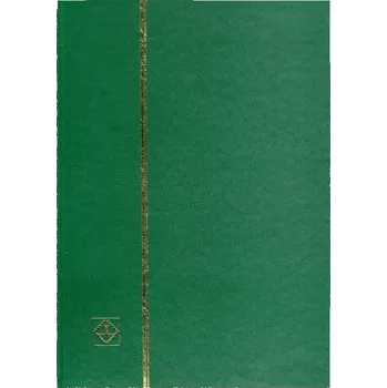 Obal pro sběratelský předmět LEUCHTTURM Album na známky BASIC, A4, 16 černých stran Barva: Zelená