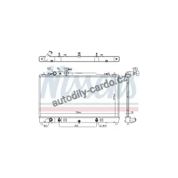 Chladič motoru Chladič motoru NISSENS 68553