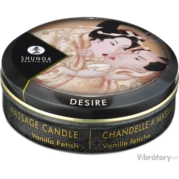 Masážní svíčka Shunga Desire Vanilla Fetish