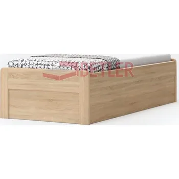 Postel BMB LAMINO JEDNOLŮŽKO BMB MARIKA S ÚLOŽNÝM PROSTOREM 90x200cm