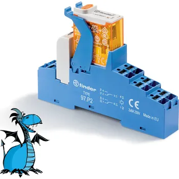 Relé FINDER Vazební člen 4CP282300060, 2P/8A, 230V AC 4CP282300060