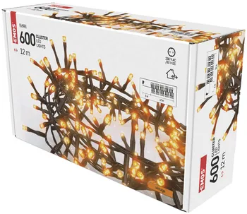 Vánoční osvětlení EMOS D4BV03 řetěz 600 LED vintage