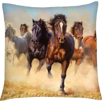 Polštář Polštář s motivem koně 02 Mybesthome 40x40 cm Varianta: Povlak na polštář, 40x40 cm