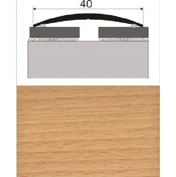 Podlahová lišta Přechodová lišta samolepicí PROFIL Team E48 Buk rose 40 x 930 mm