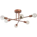 Stropní svítidlo Flower měděné