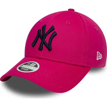 Kšiltovka New Era 9FO League Essential MLB New York Yankees Beetroot Purple uni