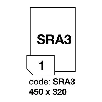 Samolepící etiketa Samolepící etikety Rayfilm Synthetic 320x450 mm 100 archů, stříbrné, R0555.SRA3