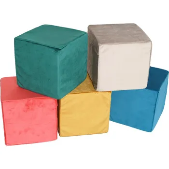 Hrací kostka Molitanová stavebnice Moliplay Exclusive 5xKostka velikost XXL (Velikost XXL)