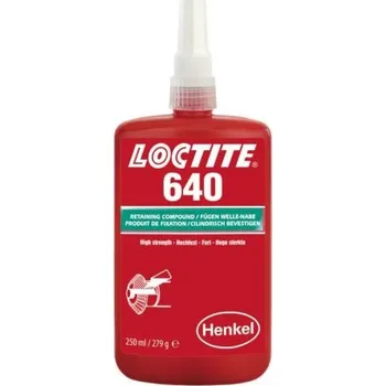 Průmyslové lepidlo Loctite 640/250ml upevňovač spojů VP