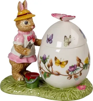 Velikonoční dekorace Villeroy & Boch Bunny Tales porcelánová dóza se zaječicí Annou