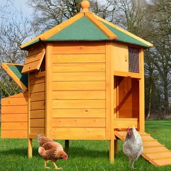 Stylový kurník, kachník pro cca 6 slepic bez výběhu - vyvýšený. Poznaň, 135x125x125cm.