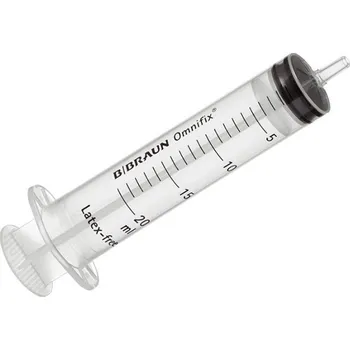 Injekční stříkačka Injekční stříkačka Omnifix 20 ml, Luer Solo, 100 ks v balení