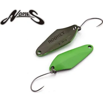 Umělá nástraha Plandavka Nories Masukurouto Rooney 2,8g 32mm #006 Lime / Schwarz