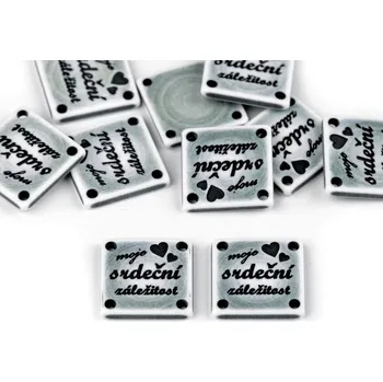Cedulka / štítek - moje srdeční záležitost, 2 ledově zelená, 830466