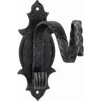 Dveřní kování COBRA DRŽÁK NA KVĚTINÁČ 21 CM KOVANÝ Povrch: K - kované kování