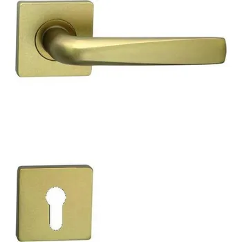 Dveřní kování COBRA FLAT-S Provedení: PZ (vložkový zámek), Povrch: F4 - bronzový elox