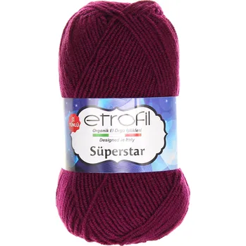 Příze Etrofil Superstar ostružinová 70609