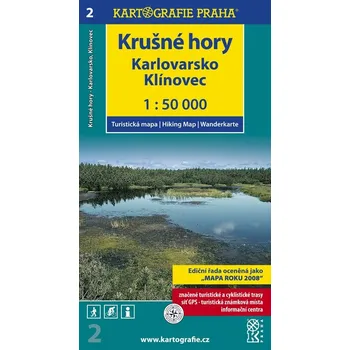 Kartografie PRAHA, a. s. Krušné hory – Karlovarsko, Klínovec (č. 2), 1 : 50 000