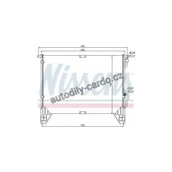 Chladič motoru Chladič klimatizace NISSENS 94643