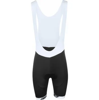 Cyklistické kalhoty kraťasy FORCE B38 se šráky a vložkou, černé XS