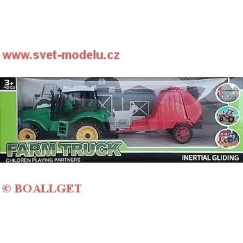 Hračka Dickie TRAKTOR S BALÍKOVAČEM SENA 611038