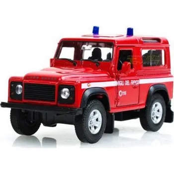 autíčko Welly Land Rover Defender Vigili del Fuoco (hasiči) 1:34-39