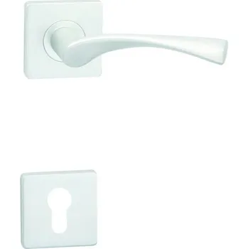 Dveřní kování COBRA GIUSSY-S Provedení: PZ (vložkový zámek), Povrch: F1 - stříbrný elox