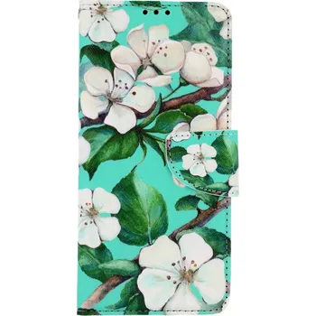 Pouzdro na mobilní telefon Pouzdro Vivo Y11s knížkové Malované květy (kryt neboli obal na Vivo Y11s)