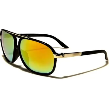 Sluneční brýle Khan UNISEX Zrcadlové Sluneční brýle Oranžovo-růžové Khan 97k-cube