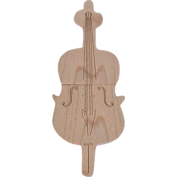 USB flash disk Kingstick USB Flash disk - 64 GB - USB 2.0 - Dřevěné violoncello - Javor