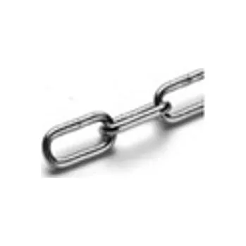 Řetěz Řetěz dlouhý článek DIN 763/5685C nerez A4, 3x26mm / 10m KT05373