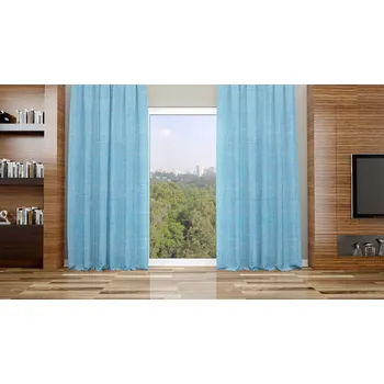 Orbytex Zatemňovací závěs hotový - Alan modrý Rozměry: Š/V 145x150 (1ks), Vršek závěsu: ŘASÍCÍ STUHA