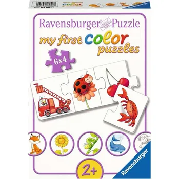 Puzzle RAVENSBURGER Moje první puzzle Barvy 6x4 dílky