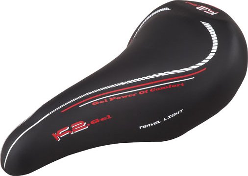 Sedlo Monte Grappa K2 gel tech černá/červená