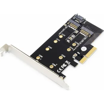 Digitus PCIe 3.0 x4 - M.2 PCIe + M.2 SATA (DS-33170)