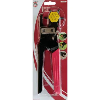 Kleště děrovací revolvingové Koh-I-Noor - černé-červené