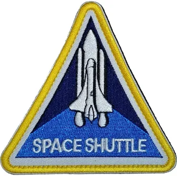Nášivka Nášivka s motivem Space Shuttle trojúhelník 9x9cm