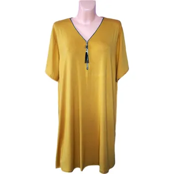 Dámská halenka se zipem Barva: Žlutá, Velikost: Univerzální