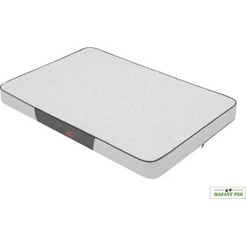 Pelíšek pro psa Hobby Dog Matrace PREMIUM šedý Ekolen/šedá ekokůže - různé velikosti + DÁREK velikost M - 80x54 cm