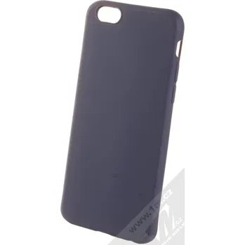 Pouzdro na mobilní telefon 1Mcz Matt TPU ochranný silikonový kryt pro Apple iPhone 6, iPhone 6S tmavě modrá (dark blue)