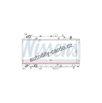 Chladič motoru Chladič motoru NISSENS 68805