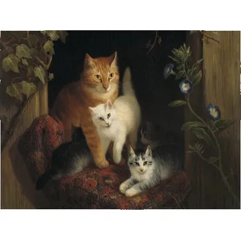 Fototapeta Fototapeta vliesová Kočky 340x254 cm