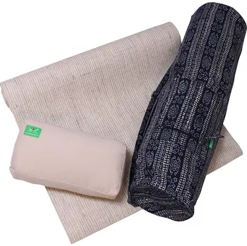 Sada na jógu - jutová podložka, polštářek, vak