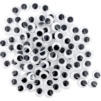 EFCO Dekorační pohyblivé oči kulaté 14mm (100ks)
