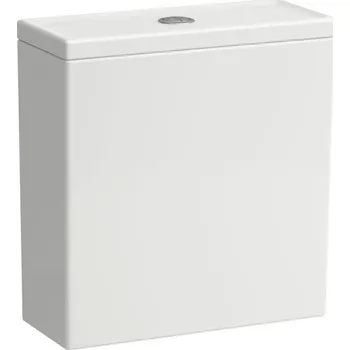 Laufen The New Classic WC nádrž s vnitřní armaturou Dual Flush, chromované tlačítko, bílá lesklá H8288520008721