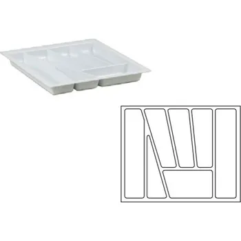 Kuchyňská linka Semi Line Vklad na příbory 60 cm, Bílá