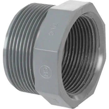 Fitinka PVC redukce krátká závitová 2“ vně x 6/4" vni
